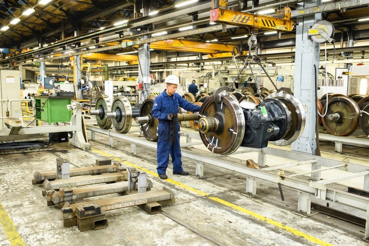 NS collega’s in een technische werkomgeving
